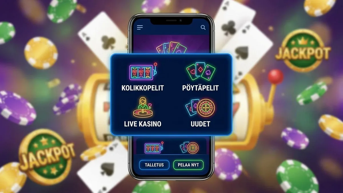 Kasinopelit mobiilissa